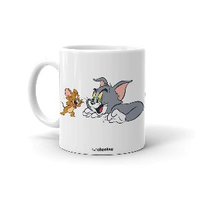 Tom &amp;amp; Jerry Smile Printed Coffee Tea Milk Mug 300 ml