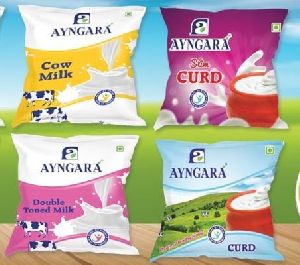 Curd Printed packaging pouches