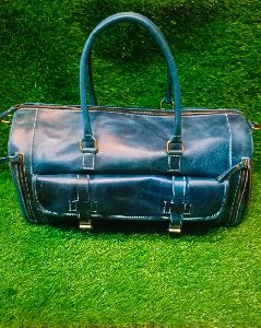 Black Leather Travel Bags