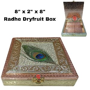 Radhe 8x2x8 Inch Dry Fruit Box