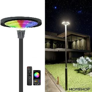 Solar Light UFO LED Street Post Lights For Outdoor