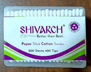 flat box hygiene packed paper stick 200s cotton buds