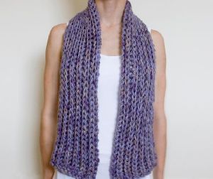 Plain Knitted Scarves