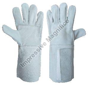 industrial leather hand gloves