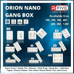 1 To 8mm Orion Nano Gang Box