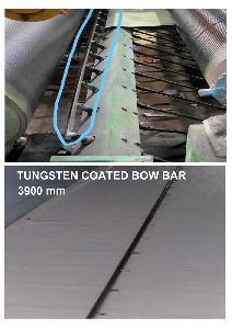 Tungsten coated camber bar