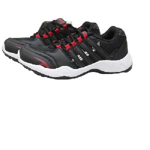 Buy Black Synthetic Lace Up Sports Shoes online | Looksgud.in