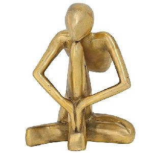 Brass Human Statue