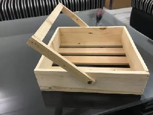 Wooden Gift Packing Basket