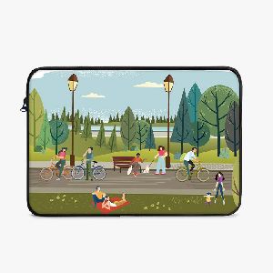 LS2208 Nature Background Zipper Laptop Sleeve