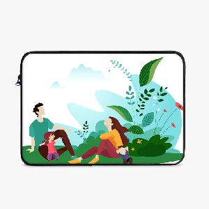 LS2210 Nature Background Zipper Laptop Sleeve