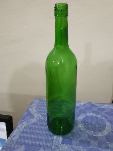 Green glass bottle 750 ml