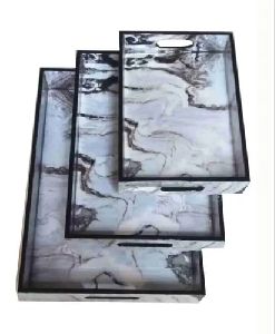 MDF Serving Tray Set