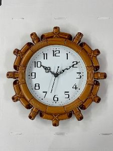 Nautical Handcrafted Wooden Premium Wall Decor Wooden Clock Ship