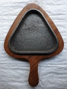 Triangle Wooden Platter
