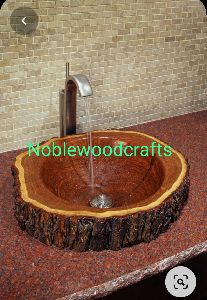 Wooden Wash Basin