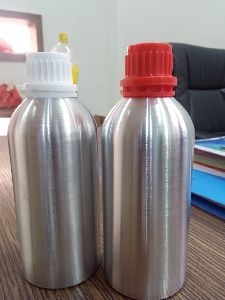 500ml Aluminium Bottle with Red and White Caps