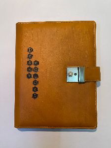 designer leather diary