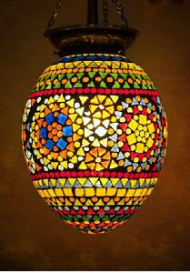 Decorative Mosaic Hanging Lamp