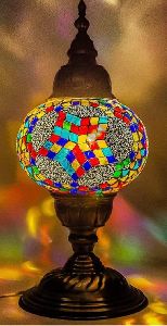 Multicolor Mosaic Table Lamp
