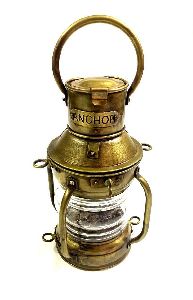 Antique Anchor Oil Lamp