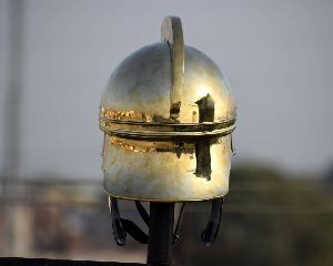 Brass Ancient Roman Greek Helmet