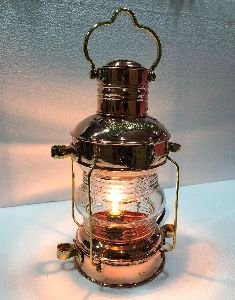 Copper Brass Electric Lantern