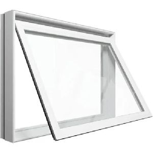 Hinged UPVC Awning Window, Color : Ivory Or Half White at Rs 550 ...