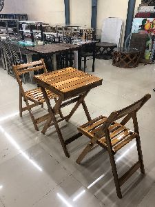 foldable chairs & tables in solid wood