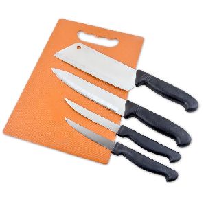 Kitchen Chopping Board with Knife Set