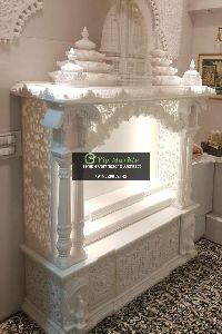 Indoor White Marble Temple