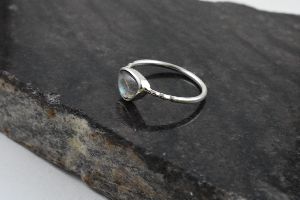 Dainty Natural Labradorite Fancy Ring