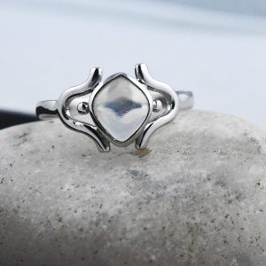 Natural Moonstone Custom Ring