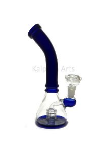 Blue color tube Showerhead Percolator Water Pipe with 14 mm Bowl