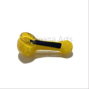Dichronic Peanut Smoking Pipe Yellow color