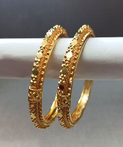Gold Platted Chain Bangles