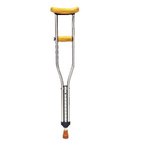 Polished Metal Underarm Crutches, For Hospital Use