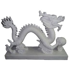 Marble Dragon Statue