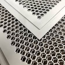 Hexagonal Hole Perforated Sheets