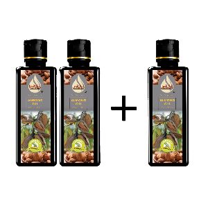 Buy 2 Get 3 Pure Cold Pressed Almond Oil (Pack of 3)-100ml