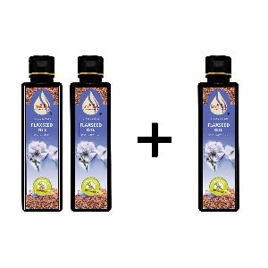 Buy 2 Get 3 Pure Cold Pressed Flaxseed Oil (Pack of 3)-200ml