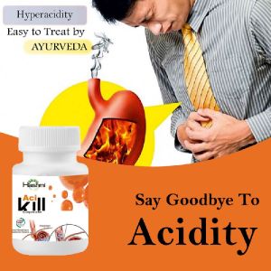 Hashmi Acikill Acidity HomeMade Ayurvedic Capsule Removes The Stomach Gas,acid Burning, Ache and Indigestion