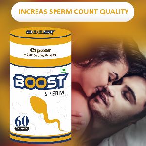 CIPZER Boost Sperm Capsule Helps to Improve Sperm Count Vitality &amp;amp; Stamina 60 Capsule in a bottle