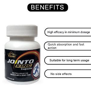CIPZER Jointo King Capsule Helps Lessen The Pain And Increase Joint Mobility 60 Capsules in a bottle
