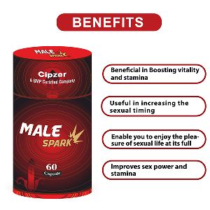 CIPZER Male Spark Capsule Helps To Improve Performance Power,stamina For Men 60 Capsules In A Bottle