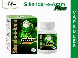 Sikander E Azam Plus Capsules helps to improve your stamina and strength 10 capsule in a bottle