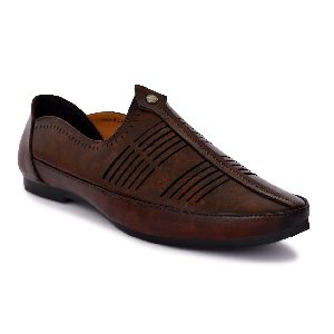 Men's Brown Nagra Loafer Shoes
