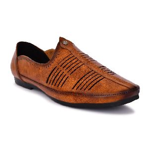 Men's Tan Nagra Loafer Shoes