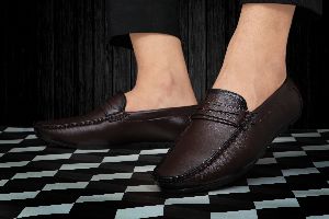 Neoron Mens Brown Loafer Shoes