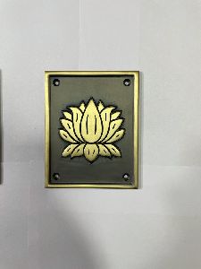 Brass Lotus Plate
